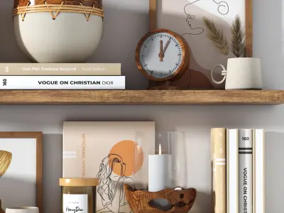 Decorative set 05 3D model