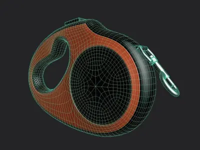 Pet Leash M04 Low-poly 3D model
