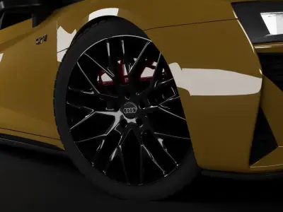 Audi R8 spyder 3d model 3D model