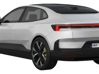 Polestar 4 2024 3D model
