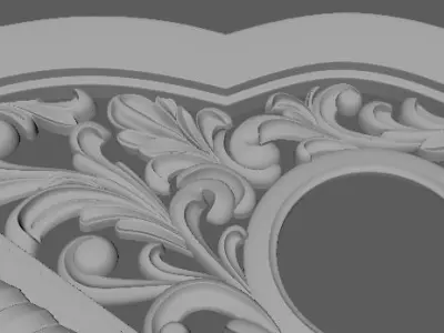 gate for the church 3D model