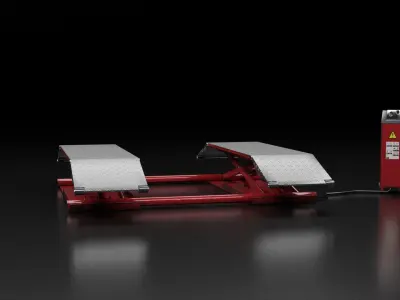 Vehicle Lifter Low-poly 3D model