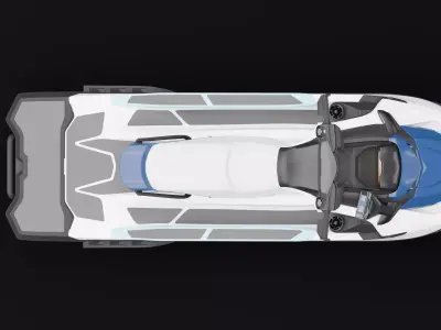 Jet Ski Boat 3D model