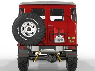 Toyota Land Cruiser FJ40 1978 4x4 3D model