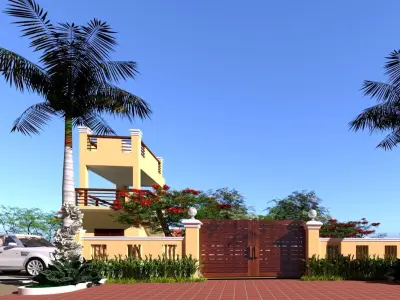 Water Tank Tower 3D model purchase