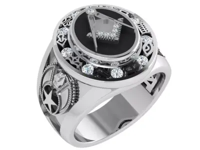 Engraving Ring 4450 3D print model