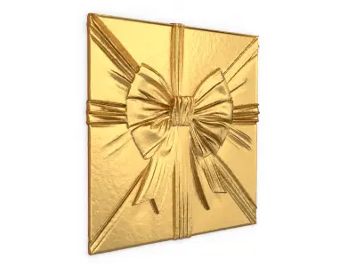 Classic Bow Set Ornament Element Onlay carved 53 3D model