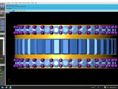 Luxury Baguette Channel Pave Band Ring 4852 3D print model