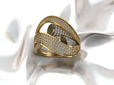 37 LATEST LUXURY  RINGS WITH 3DM DETAILS 3D print model