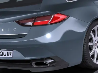 Generic estate wagon v2 2017 3D model