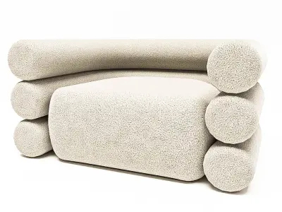 CloudRest Chair Free low-poly 3D model