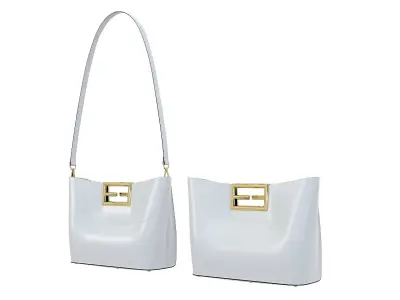 Fendi Way Tote Bag Low-poly 3D model