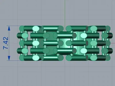 Fence ring 3D print model