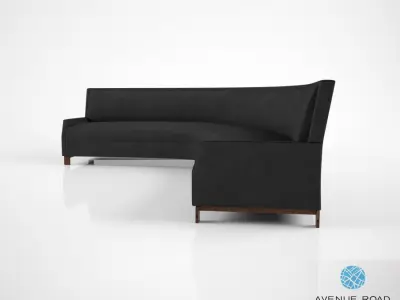 Avenue Road Perry Street Boomerang Sofa 3D model