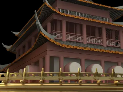 Chinese ancient house  3D model