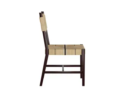 Abaca dining chair 3D model