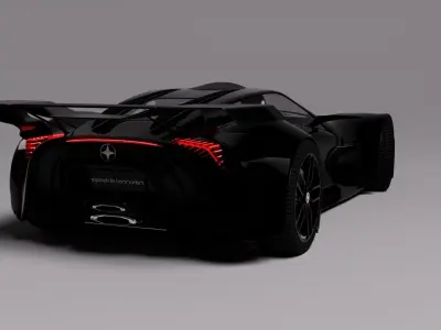 MAD b14 sport car 3D model