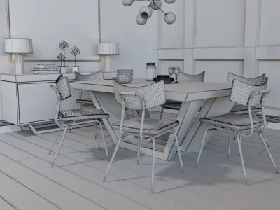 Living room 3 3D model