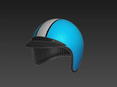 Motorcycle Helmet  3D model