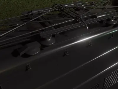 GG-1 electric locomotive 3D model