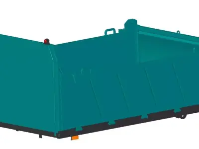 Truck body 3D model