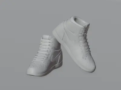 Air Jordan 1 Retro High OG  Low-poly 3D model