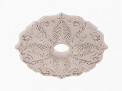 Classic Ceiling Medallion 09 3D model