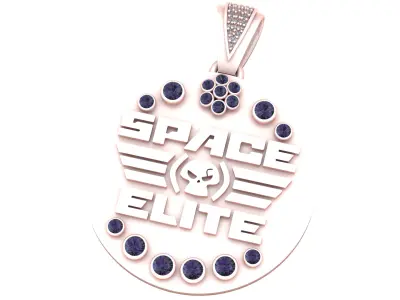 Space Pendant 3D print model