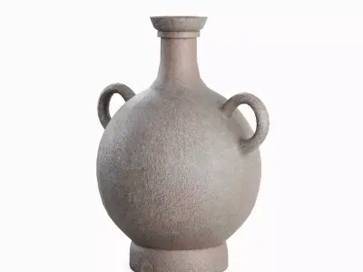 Medieval Decor Vase 02 Low-poly 3D model
