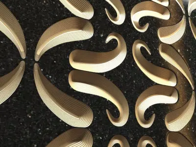 Lithos Design Luxury 3d Wall Tiles 3D model