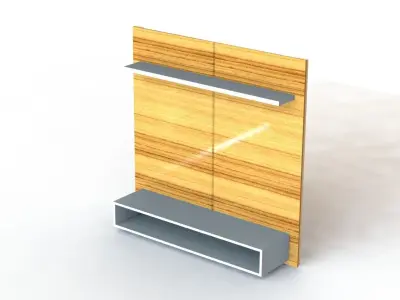Painel Theo DJ Moveis Forniture Panel 1200 x 1200 mm 3D model