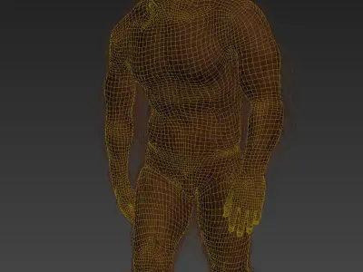 Big Foot - Sasquatch 3d model - animated 3D model