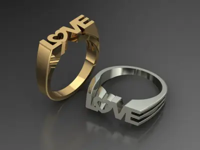 Ring Women love 3D print model