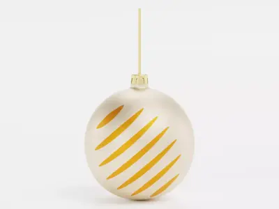 Christmas Ball Ornament V3 Low-poly 3D model