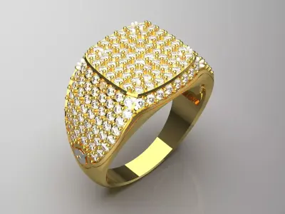 luxury man ring mr0165 3D print model