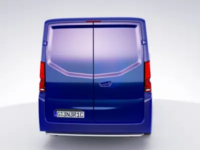 Generic VAN v32 Low-poly 3D model