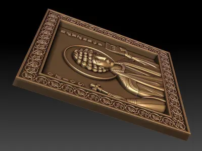 Saint Panteleimon the Healer 3D model