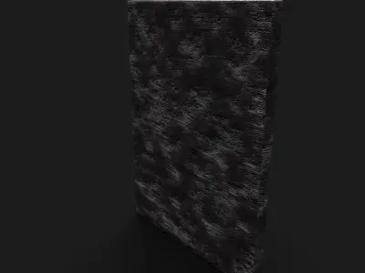 Pressed Metal Arch Wall Mirror Low-poly 3D model