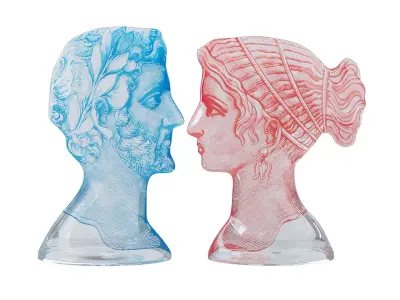 XL Grand Tour God Bust Sculpture 3D model