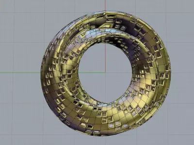 Klein Surface Holes 3D print model