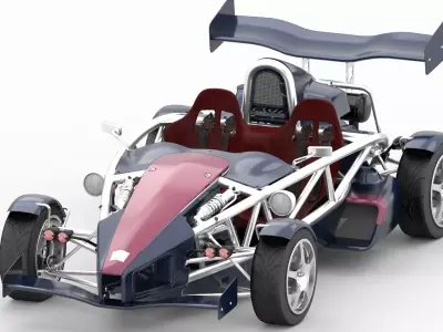 Ariel Atom V8 Low-poly 3D model