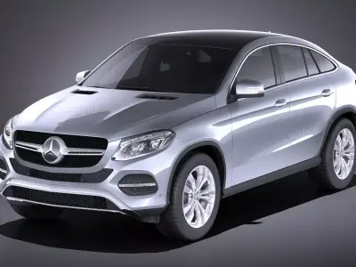 Mercedes-Benz GLE Coupe 2017 VRAY 3D model