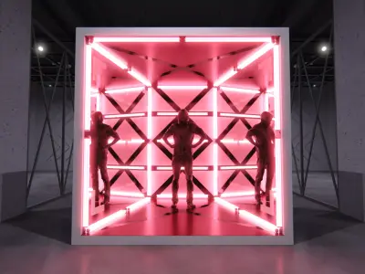 Cube Photo Opportunity 1 3D model