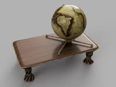 Sepia World 3D model