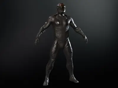 CyberJagg Low-poly 3D model