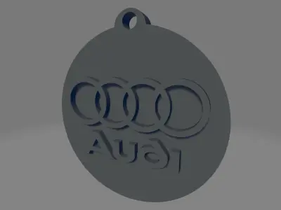 Audi Keychain 3D print model
