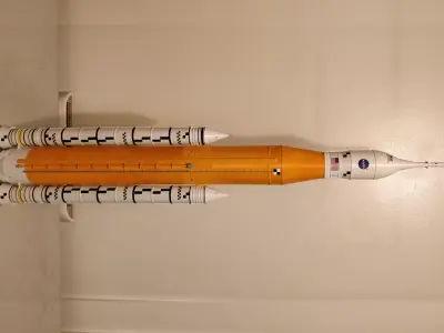 NASA Space Launch System Full Staging and Interior 3D print model