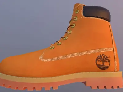 TIMBERLAND SHOES PBR Low-poly 3D model