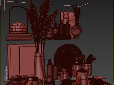 Bathroom Accessories 20 3D model