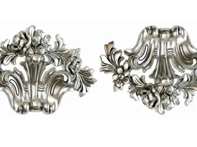 Classic carved 129 3D model